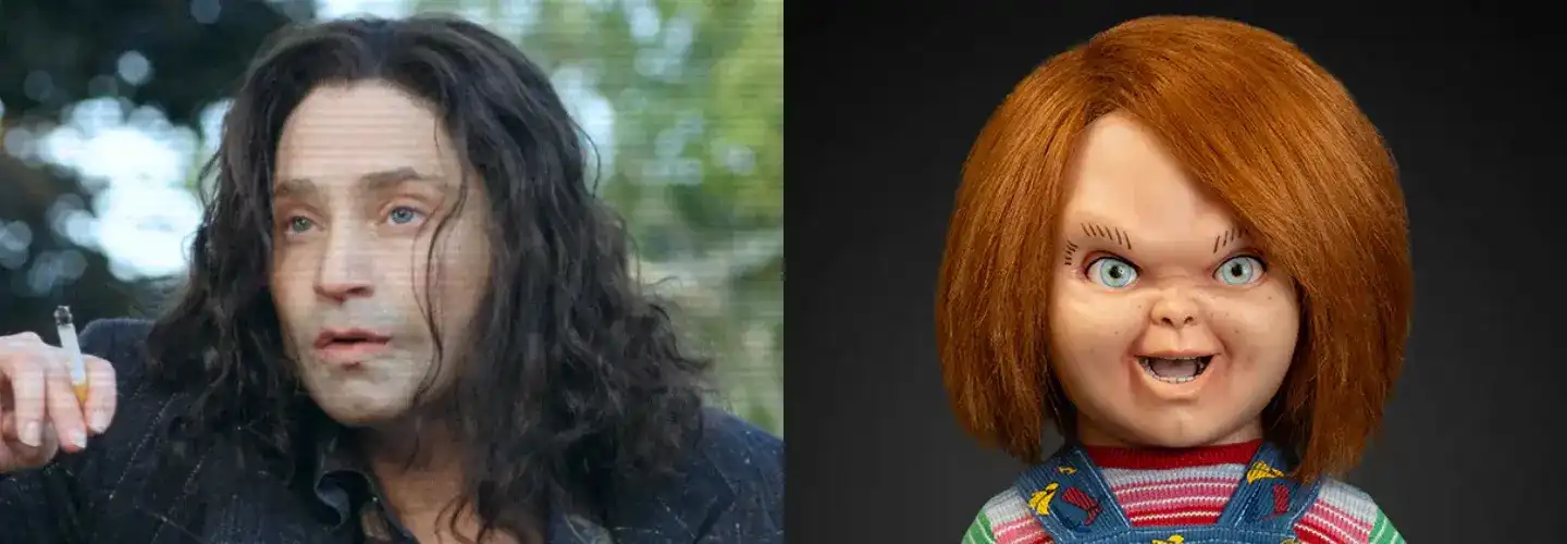 Charles Lee Ray and Chucky the Doll from Child's Play