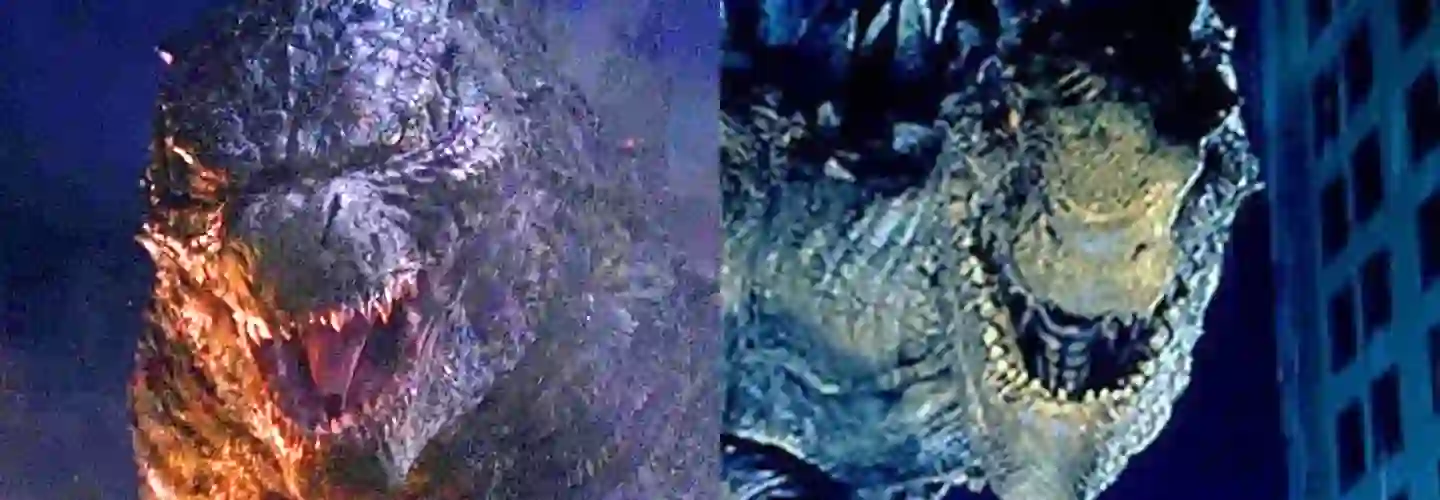Godzilla from Godzilla (1998) and Godzilla (2014)